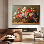 Floral Canvas Wall Art WAD1182-F 90 x 60 cm / Stretched on hidden frame