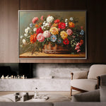 Floral Canvas Wall Art WAD1182-F 90 x 60 cm / Stretched on hidden frame
