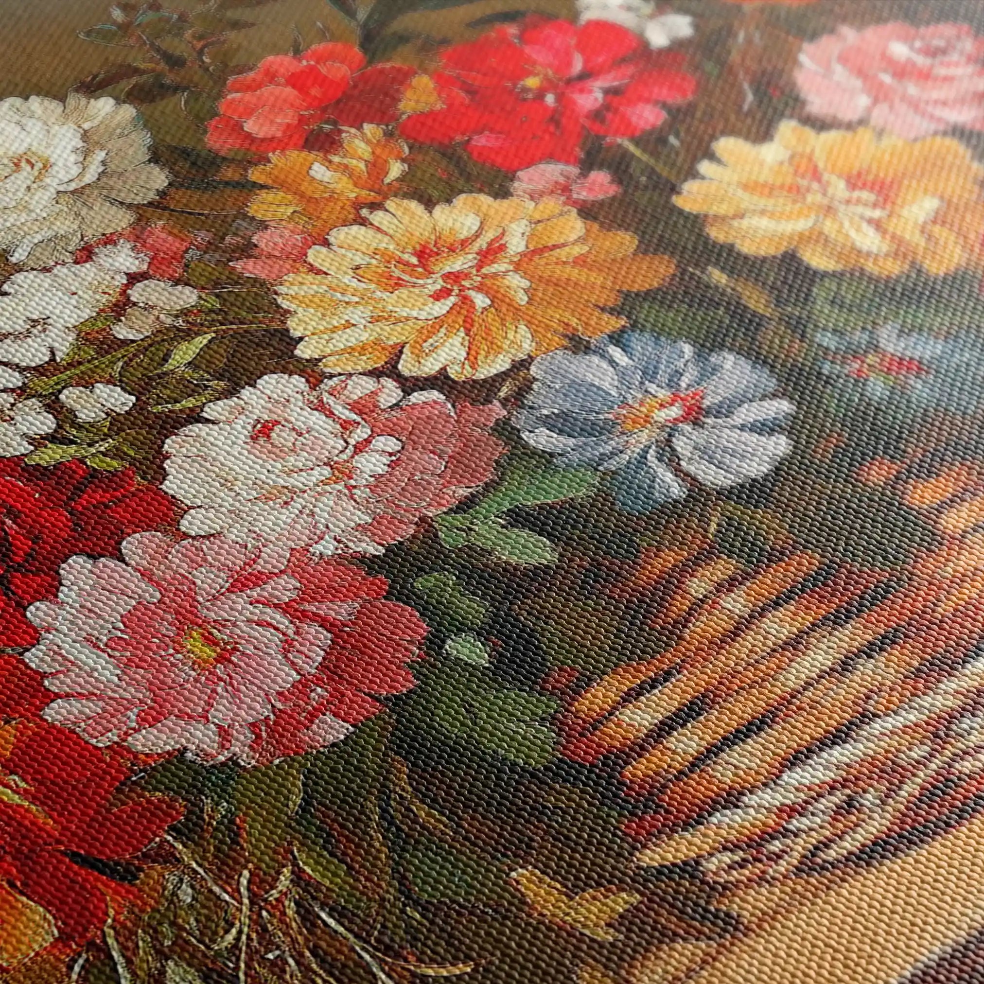 Floral Canvas Wall Art WAD1182-F 90 x 60 cm / Stretched on hidden frame