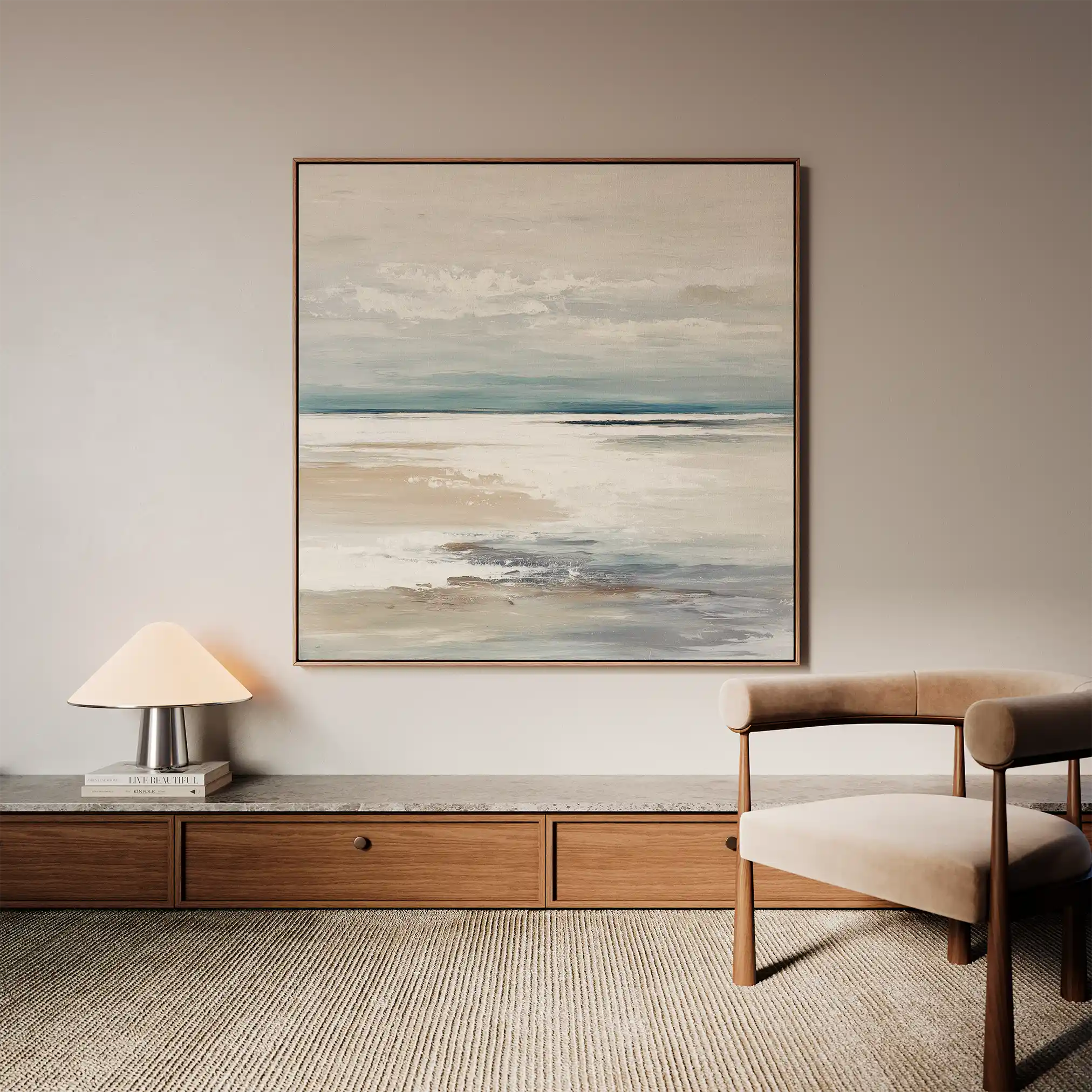 Abstract 1185 Canvas Art 60 x 60 cm / Stretched on hidden frame