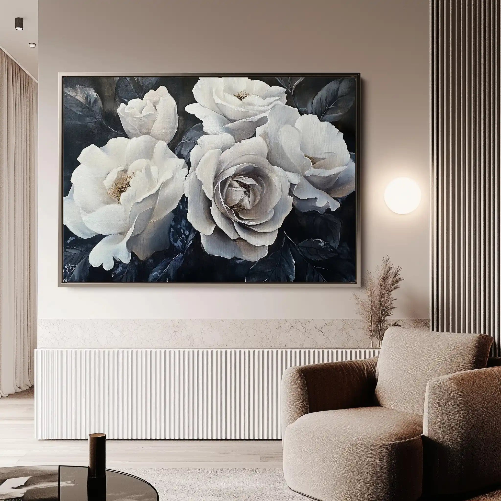 Floral Canvas Wall Art WAD1185-F 90 x 60 cm / Stretched on hidden frame