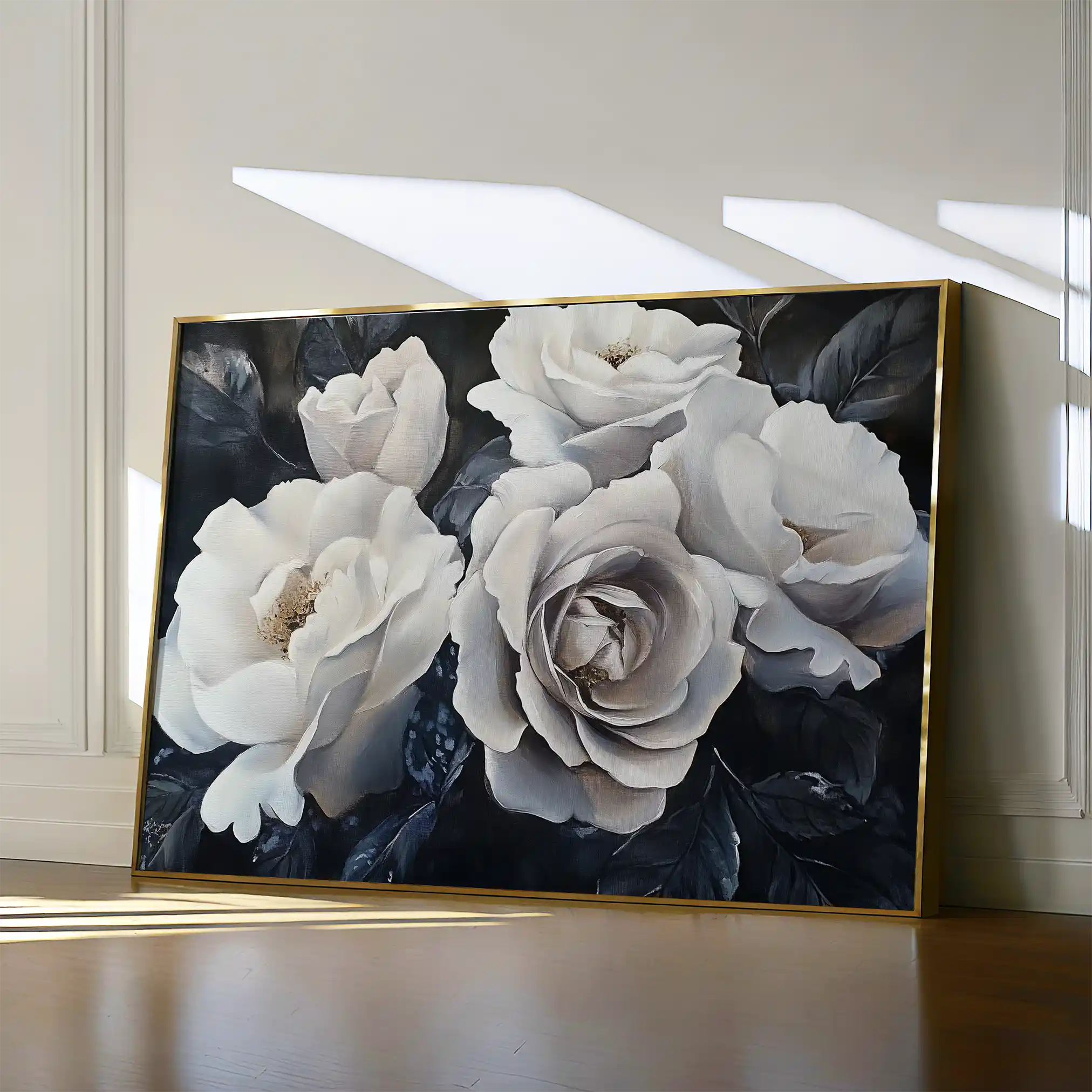 Floral Canvas Wall Art WAD1185-F 90 x 60 cm / Stretched on hidden frame