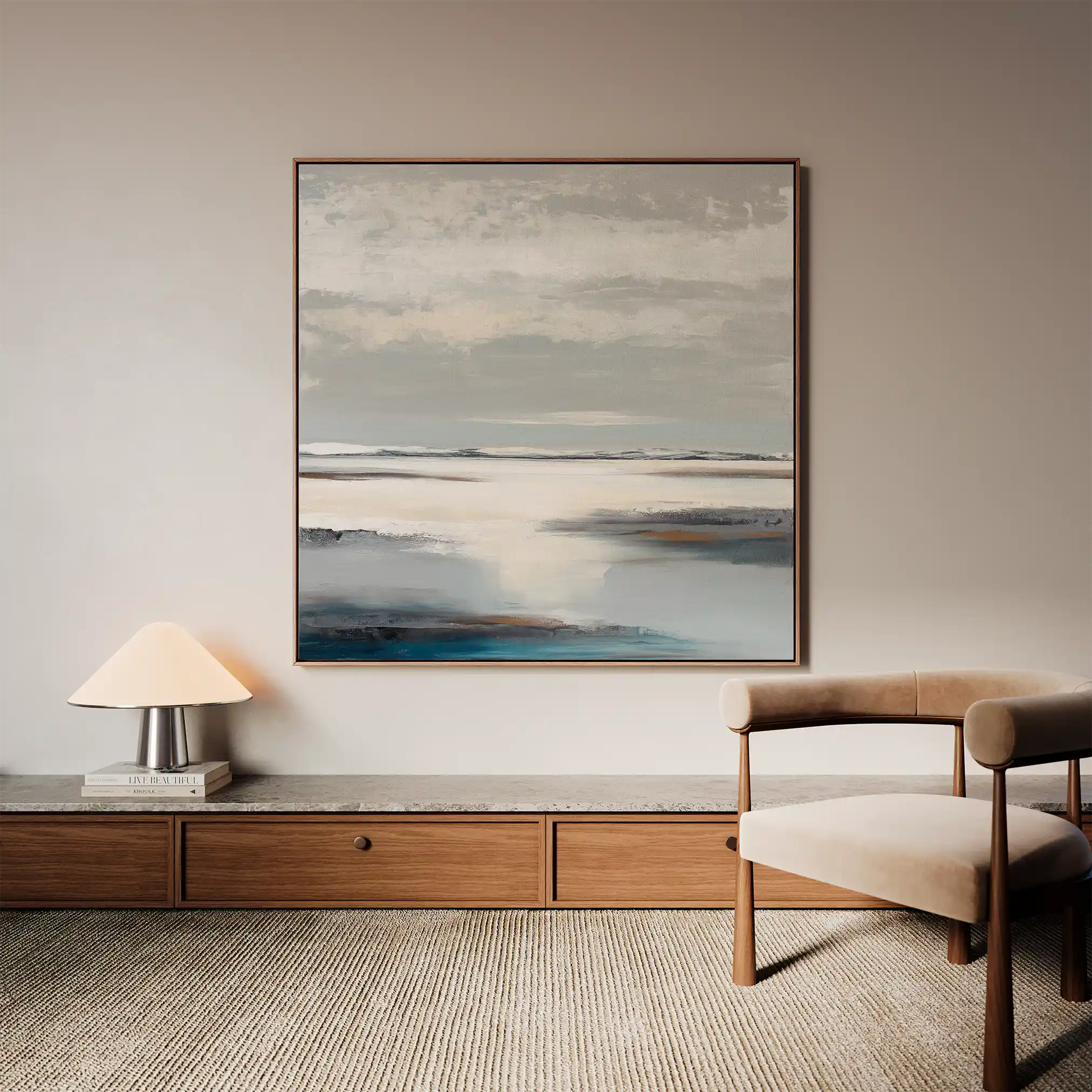 Abstract 1186 Canvas Art 60 x 60 cm / Stretched on hidden frame