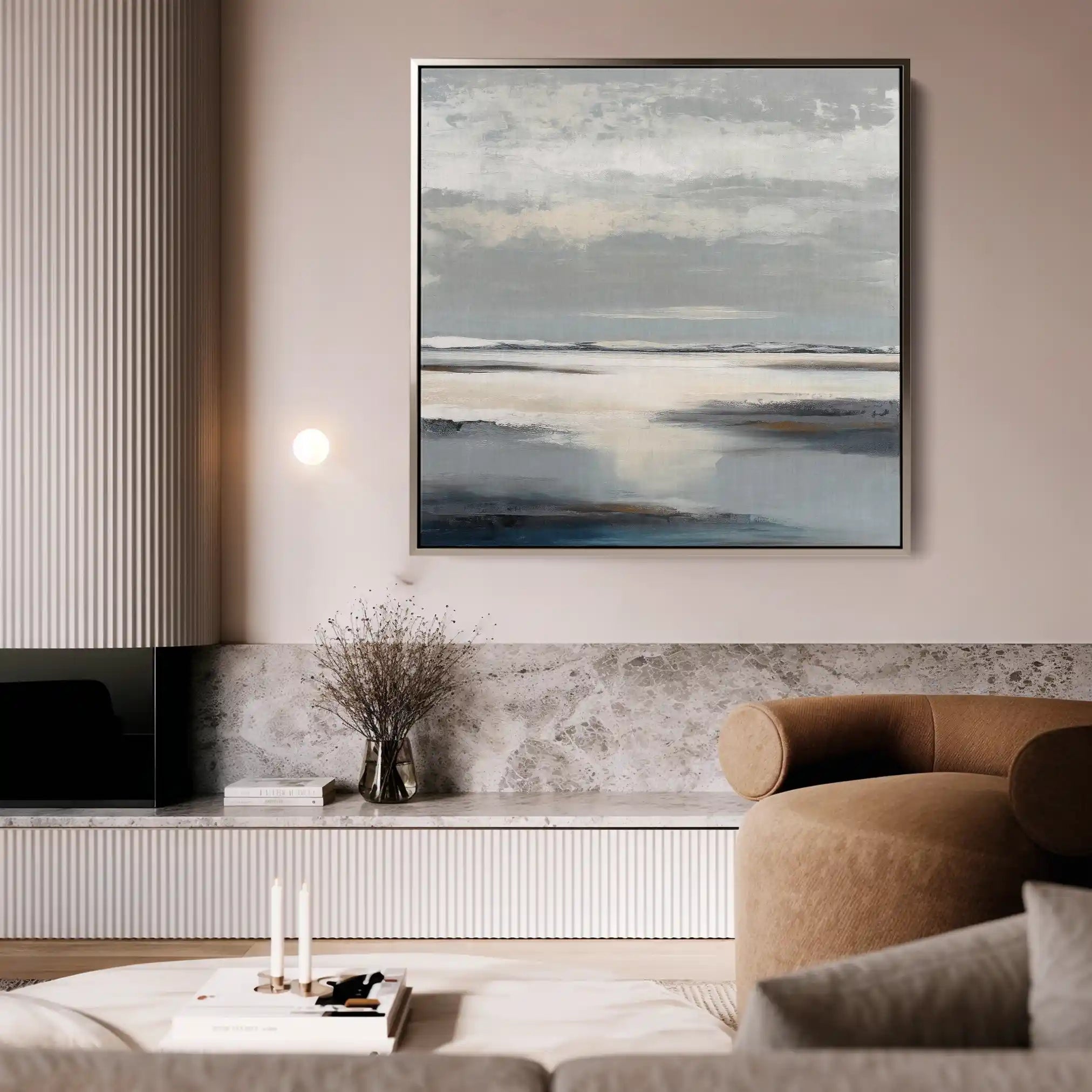 Abstract 1186 Canvas Art 60 x 60 cm / Stretched on hidden frame