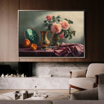 Floral Canvas Wall Art WAD1186-F 90 x 60 cm / Stretched on hidden frame