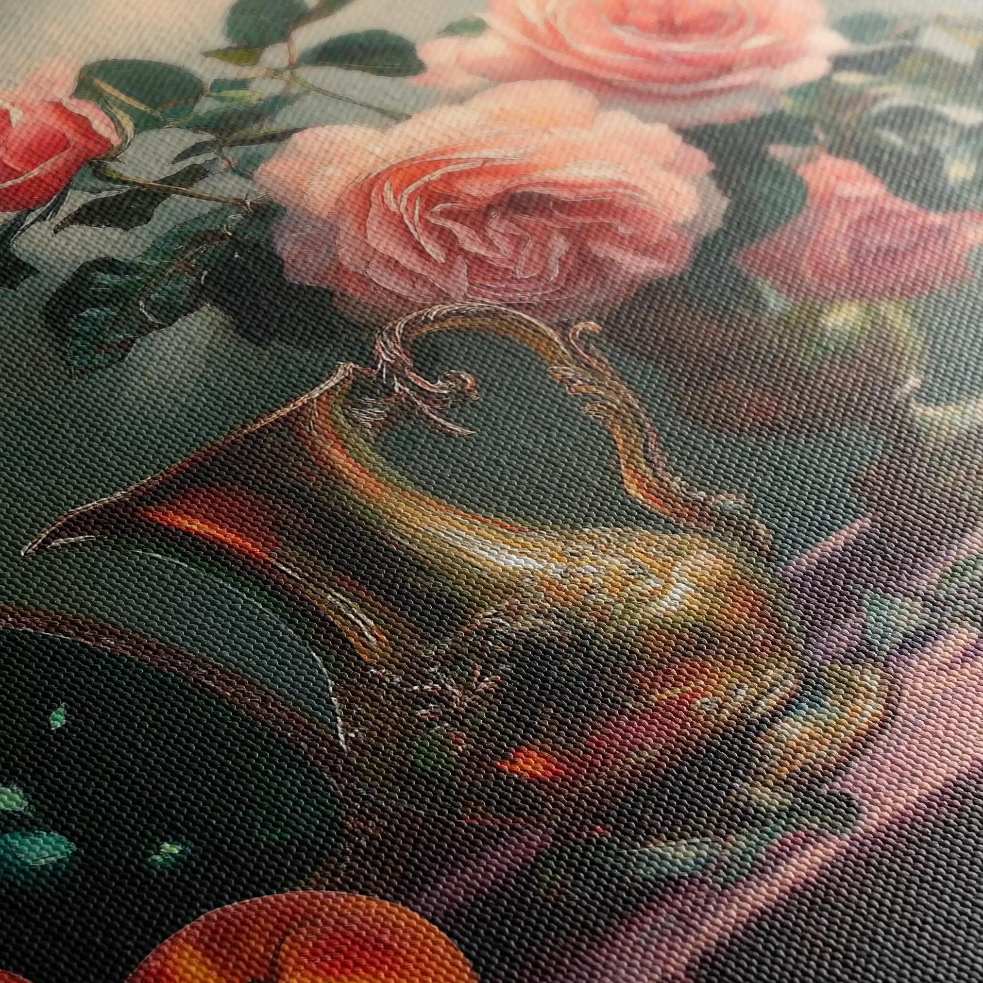 Floral Canvas Wall Art WAD1186-F 90 x 60 cm / Stretched on hidden frame