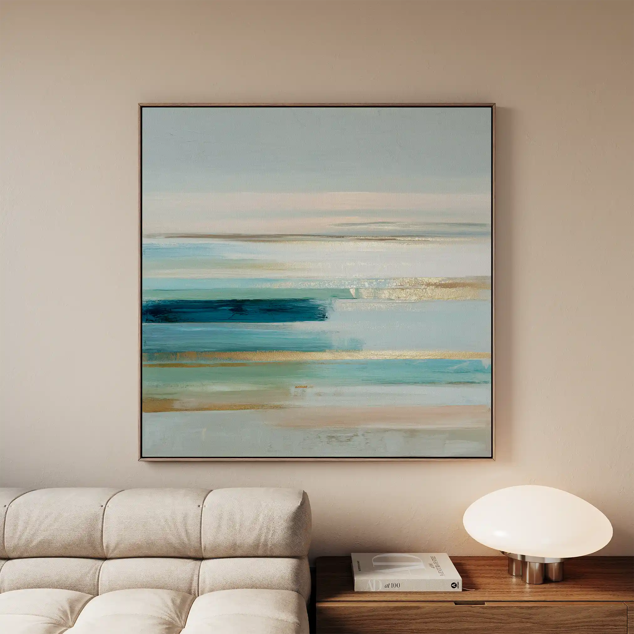 Abstract 1187 Canvas Art 60 x 60 cm / Stretched on hidden frame