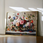 Floral Canvas Wall Art WAD1187-F 90 x 60 cm / Stretched on hidden frame