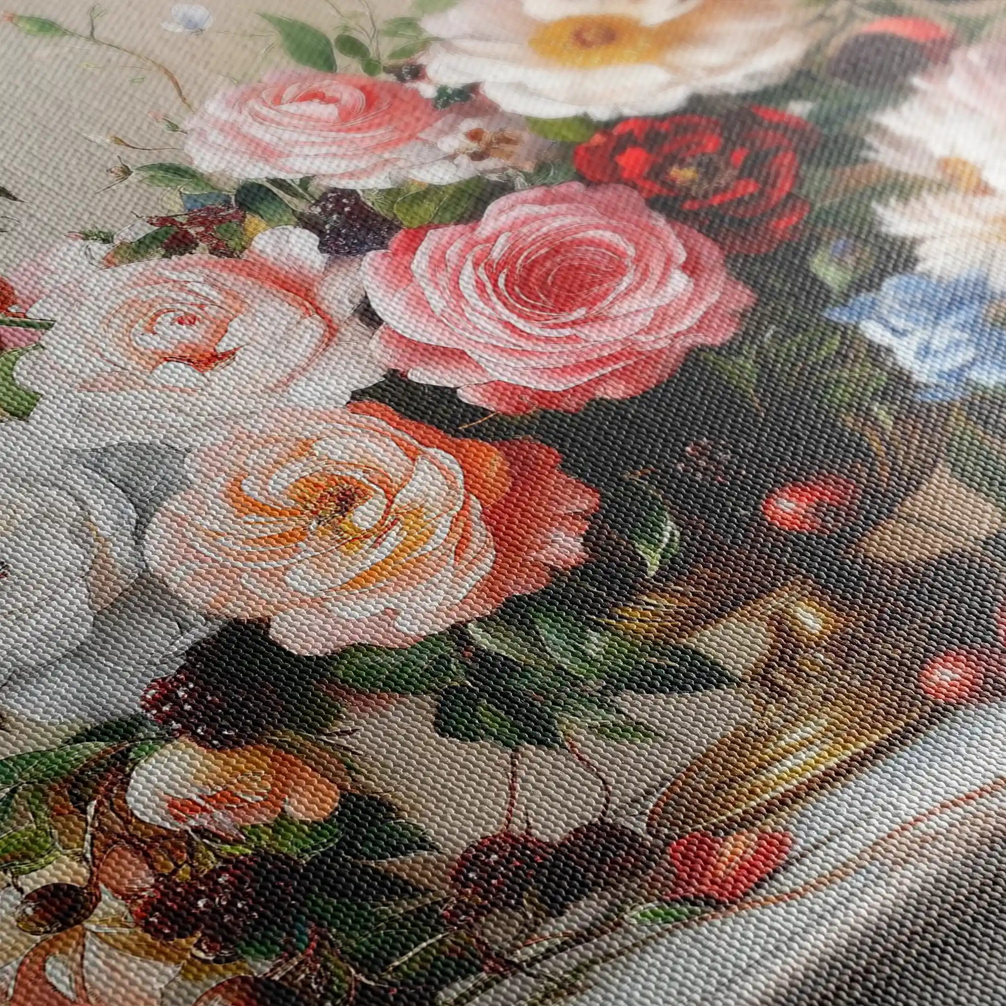 Floral Canvas Wall Art WAD1187-F 90 x 60 cm / Stretched on hidden frame