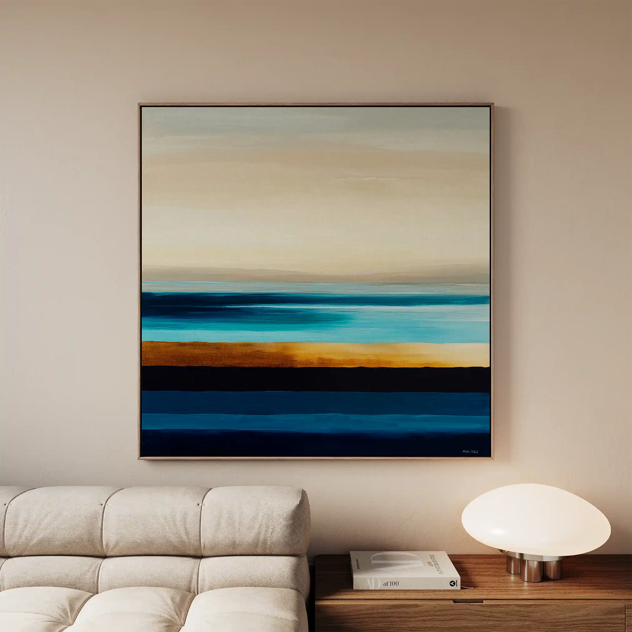 Abstract 1188 Canvas Art 60 x 60 cm / Stretched on hidden frame