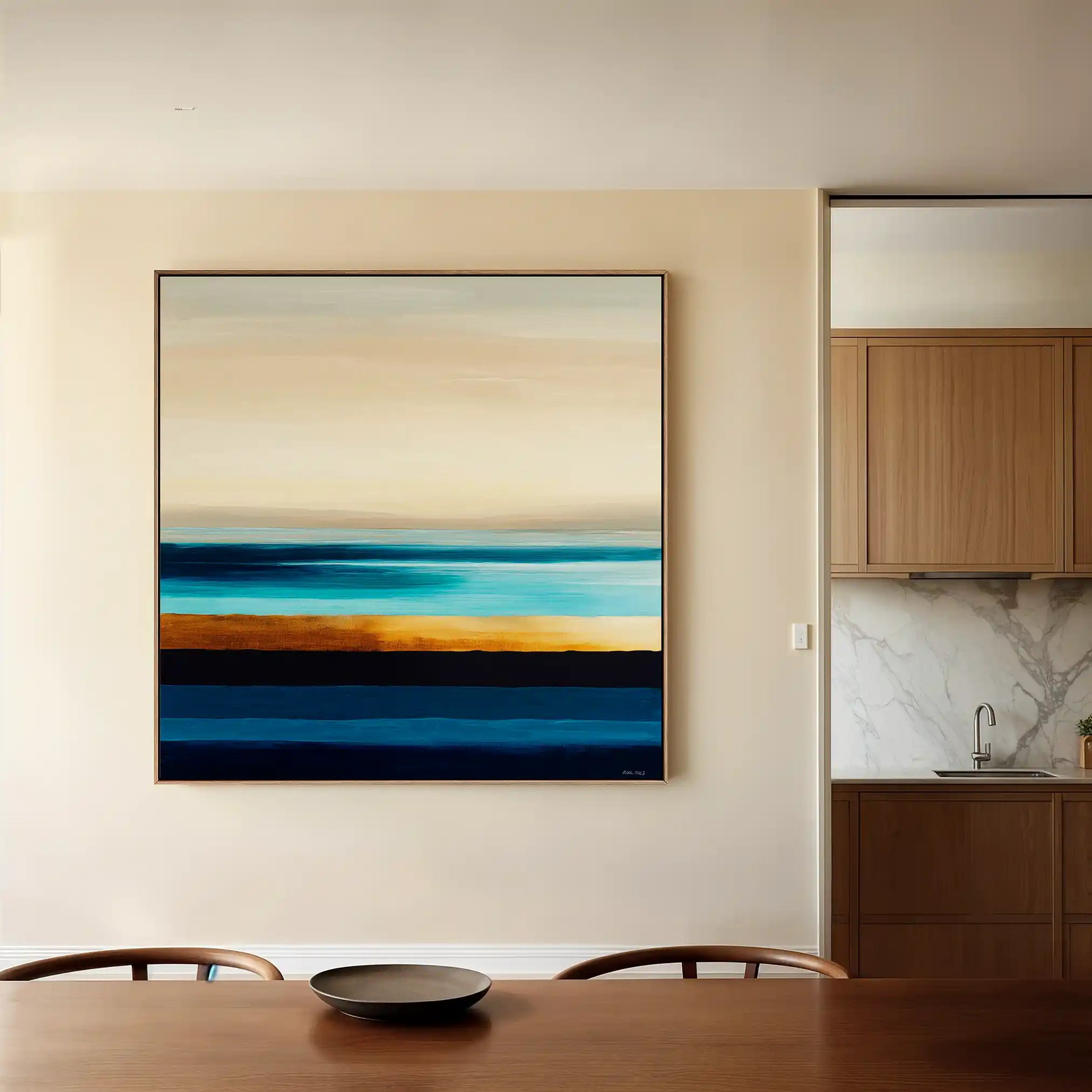 Abstract 1188 Canvas Art 60 x 60 cm / Stretched on hidden frame