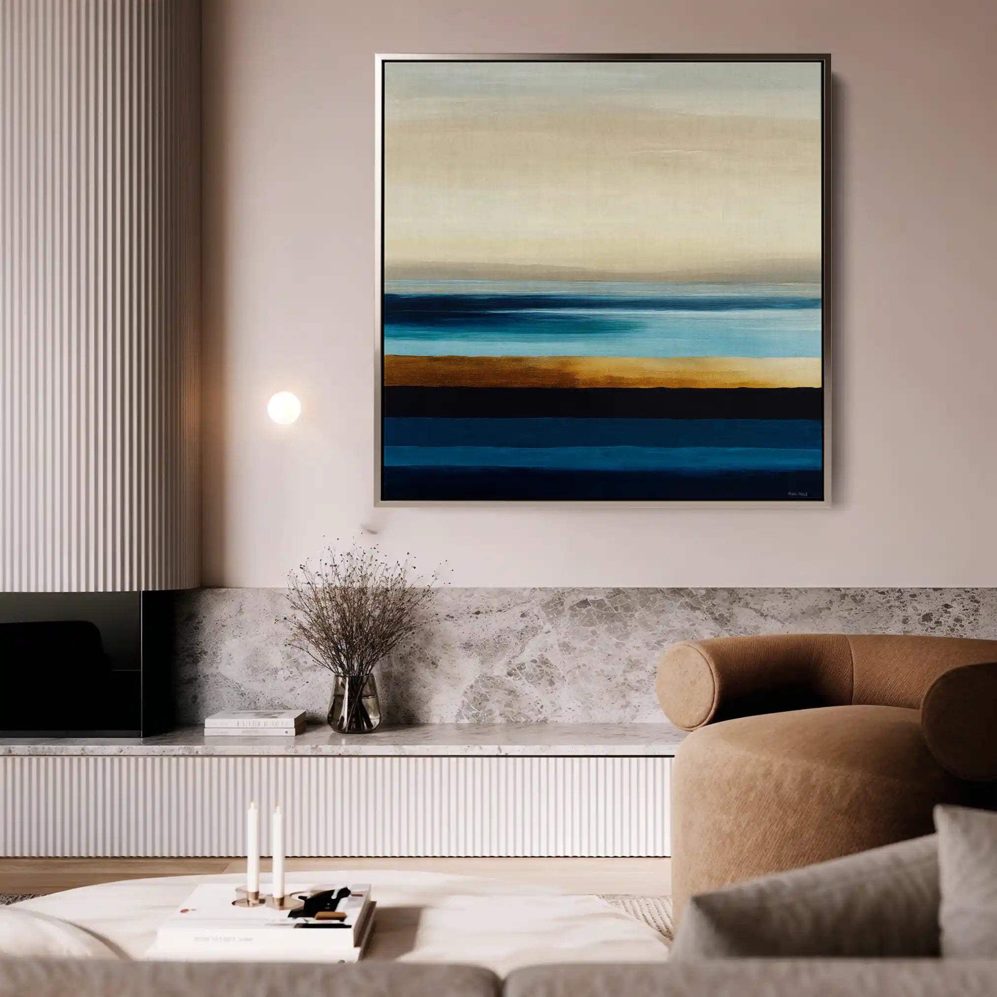 Abstract 1188 Canvas Art 60 x 60 cm / Stretched on hidden frame