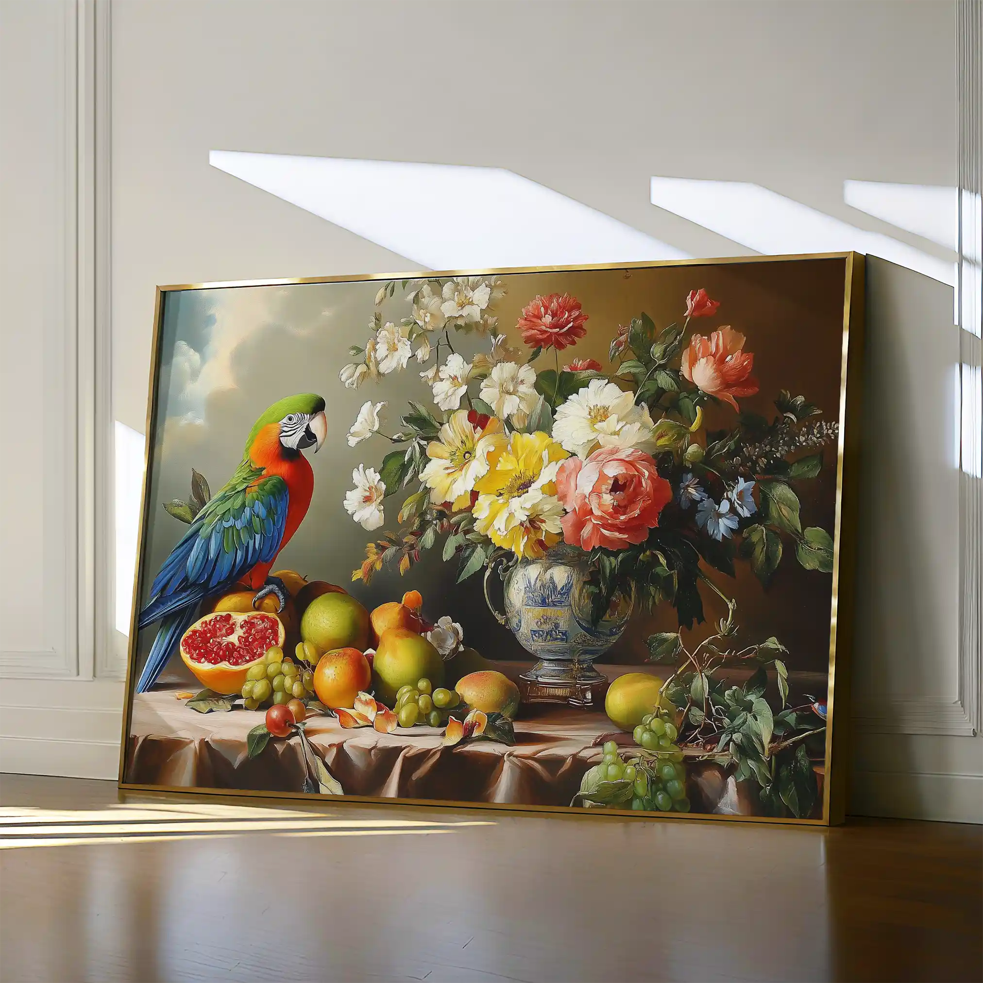 Floral Canvas Wall Art WAD1188-F 90 x 60 cm / Stretched on hidden frame