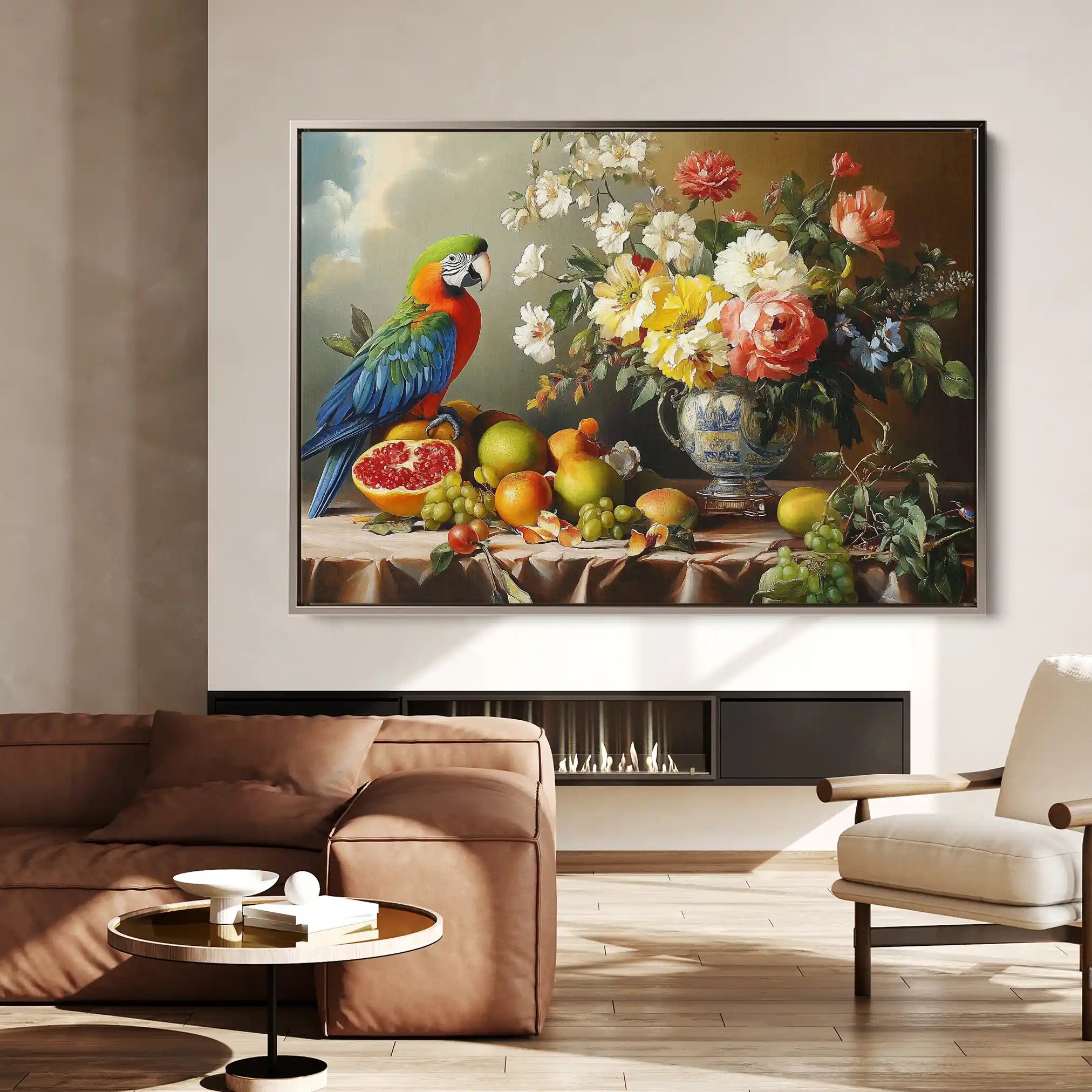 Floral Canvas Wall Art WAD1188-F 90 x 60 cm / Stretched on hidden frame