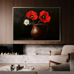 Floral Canvas Wall Art WAD1189-F 90 x 60 cm / Stretched on hidden frame