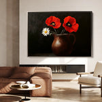 Floral Canvas Wall Art WAD1189-F 90 x 60 cm / Stretched on hidden frame