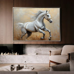 Horses 119 Canvas Art 90 x 60 cm / Stretched on hidden frame