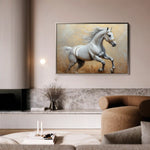 Horses 119 Canvas Art 90 x 60 cm / Stretched on hidden frame