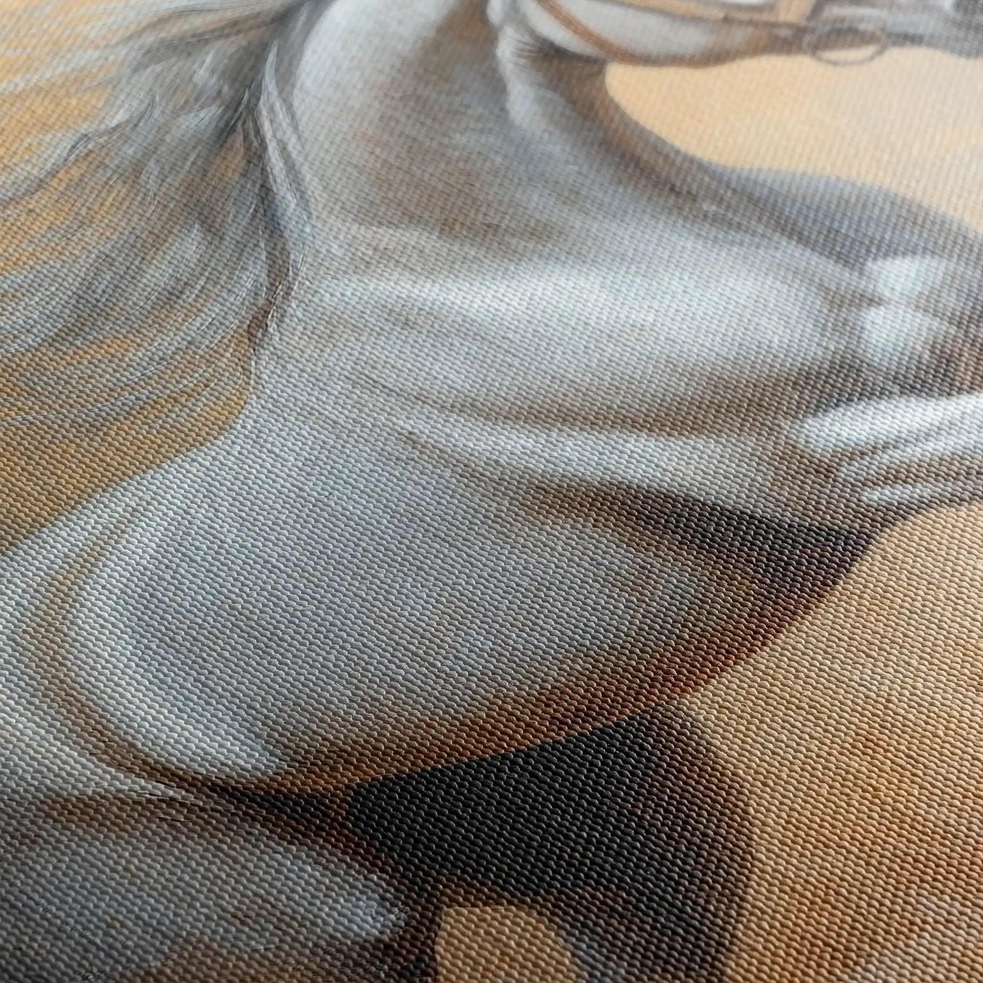 Horses 119 Canvas Art 90 x 60 cm / Stretched on hidden frame