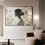 Portrait 119 Canvas Art 90 x 60 cm / Stretched on hidden frame