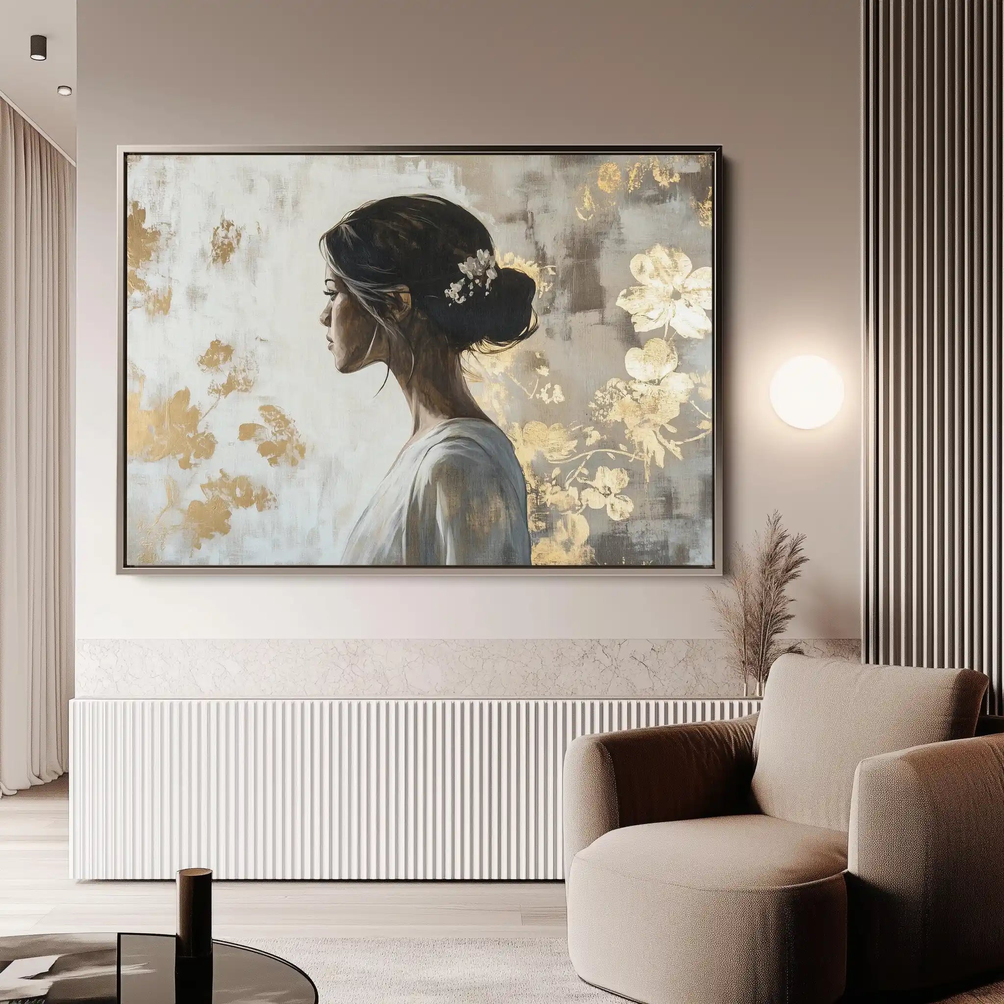 Portrait 119 Canvas Art 90 x 60 cm / Stretched on hidden frame