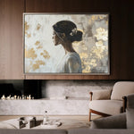 Portrait 119 Canvas Art 90 x 60 cm / Stretched on hidden frame