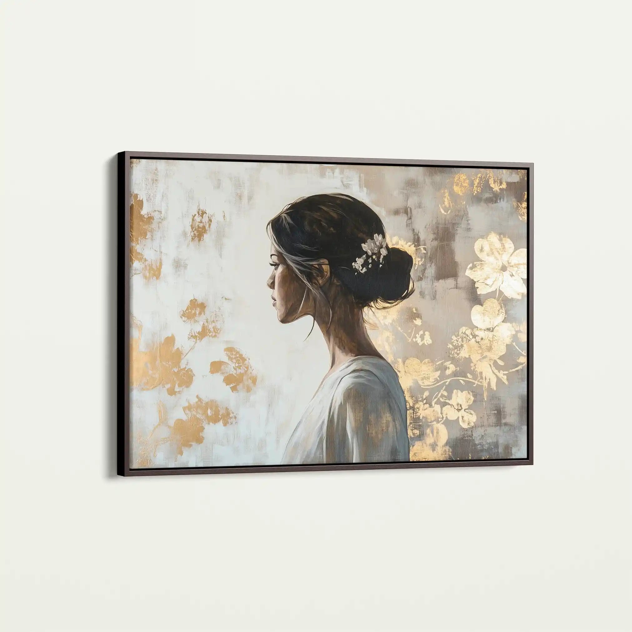 Portrait 119 Canvas Art 90 x 60 cm / Stretched on hidden frame