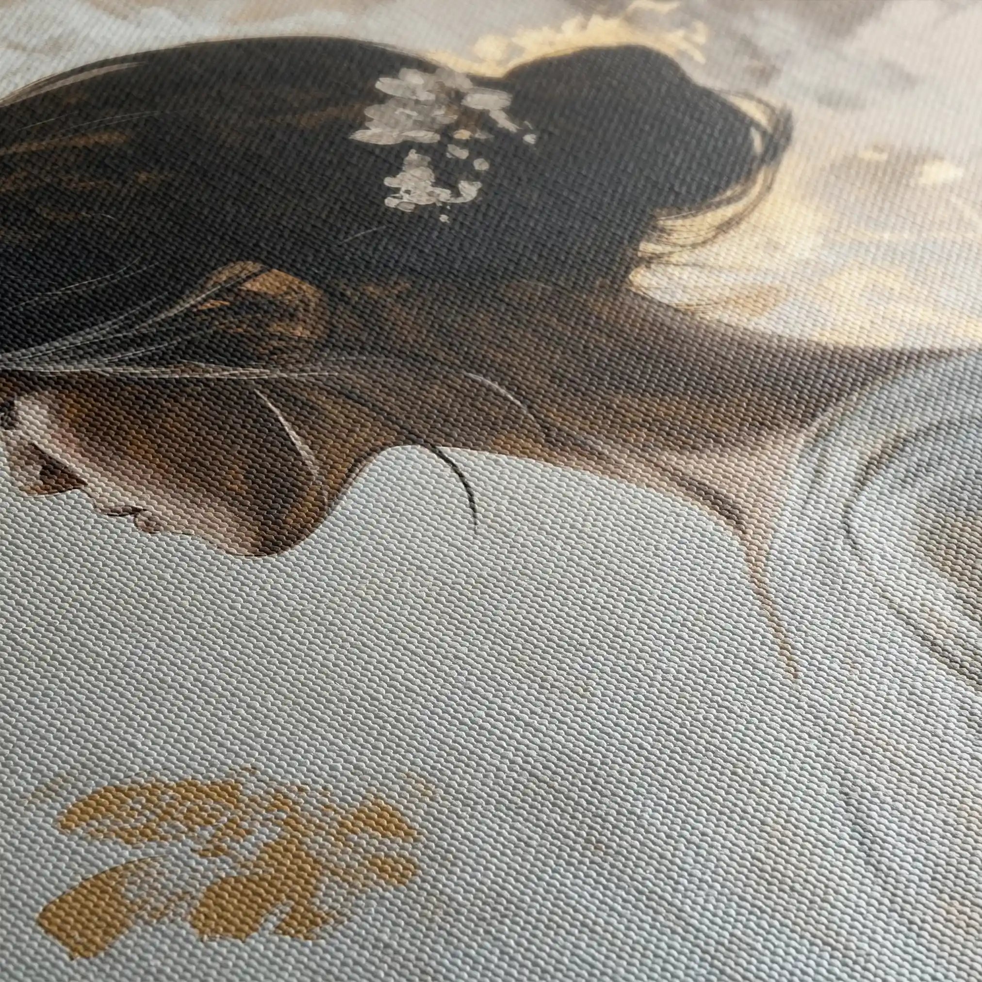 Portrait 119 Canvas Art 90 x 60 cm / Stretched on hidden frame