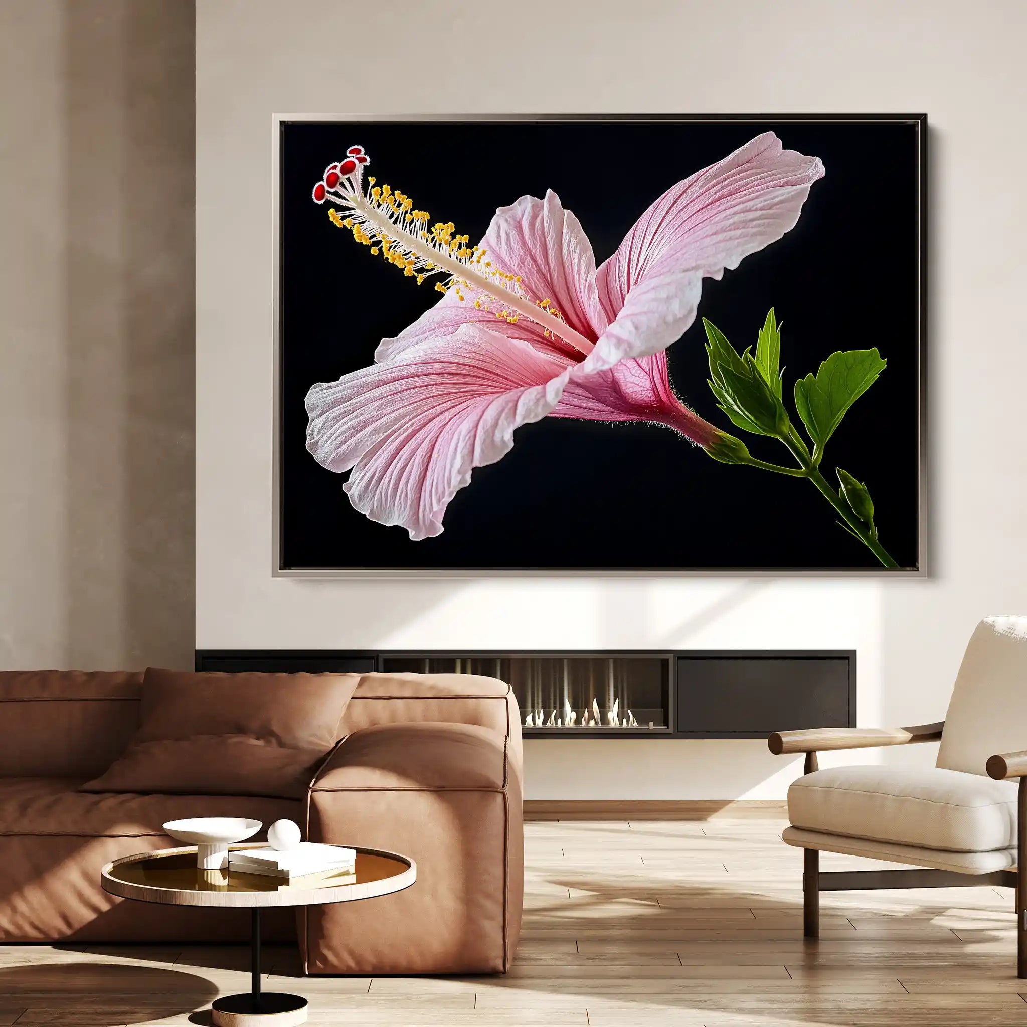 Floral Canvas Wall Art WAD1190-F 90 x 60 cm / Stretched on hidden frame