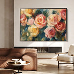 Floral Canvas Wall Art WAD1191-F 90 x 60 cm / Stretched on hidden frame