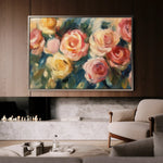 Floral Canvas Wall Art WAD1191-F 90 x 60 cm / Stretched on hidden frame