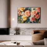 Floral Canvas Wall Art WAD1191-F 90 x 60 cm / Stretched on hidden frame