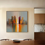 Abstract 1192 Canvas Art 60 x 60 cm / Stretched on hidden frame