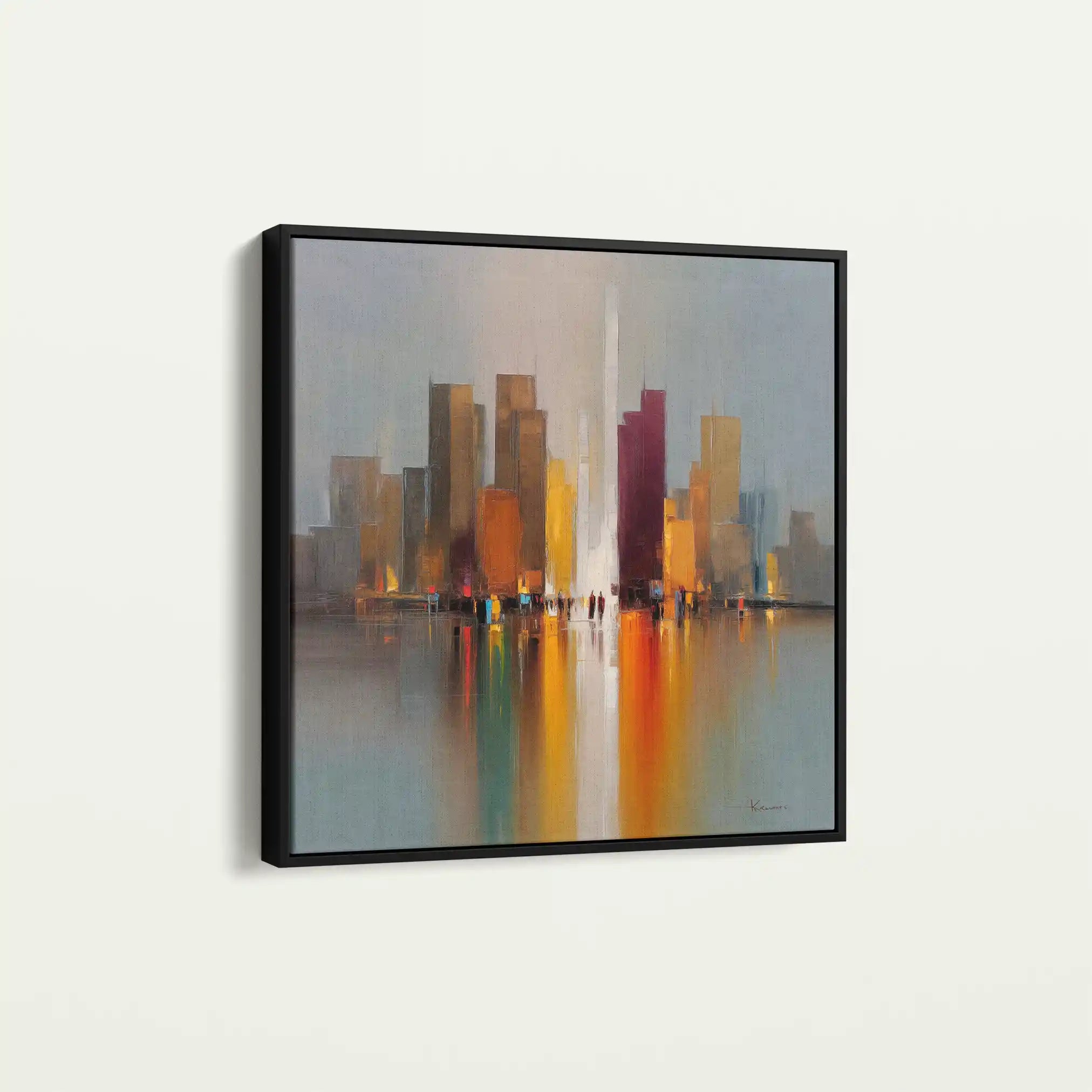 Abstract 1192 Canvas Art 60 x 60 cm / Stretched on hidden frame