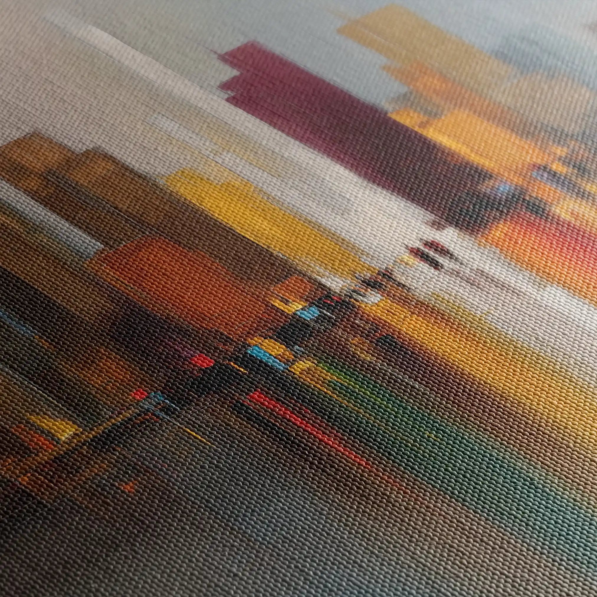 Abstract 1192 Canvas Art 60 x 60 cm / Stretched on hidden frame