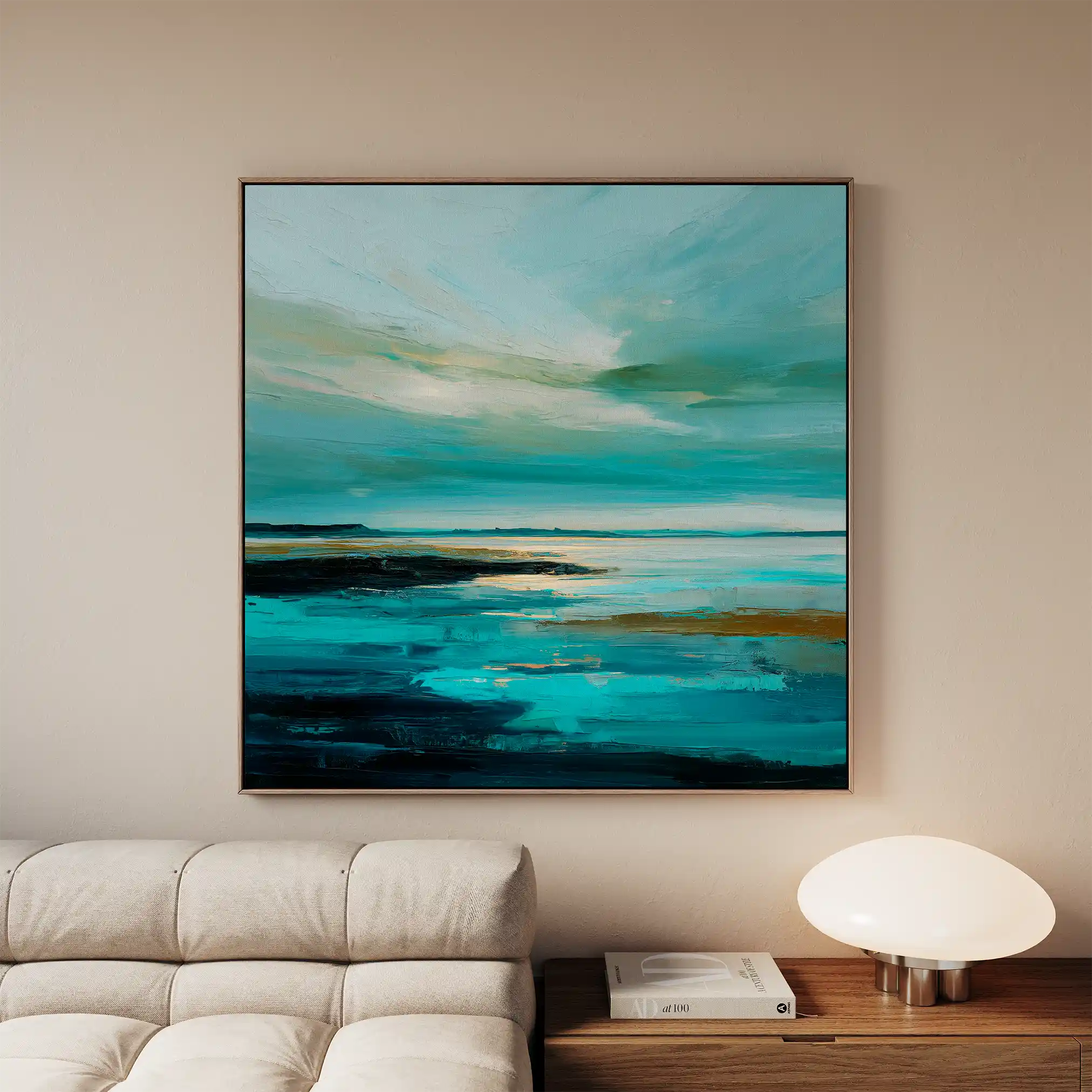 Abstract 1194 Canvas Art 60 x 60 cm / Stretched on hidden frame