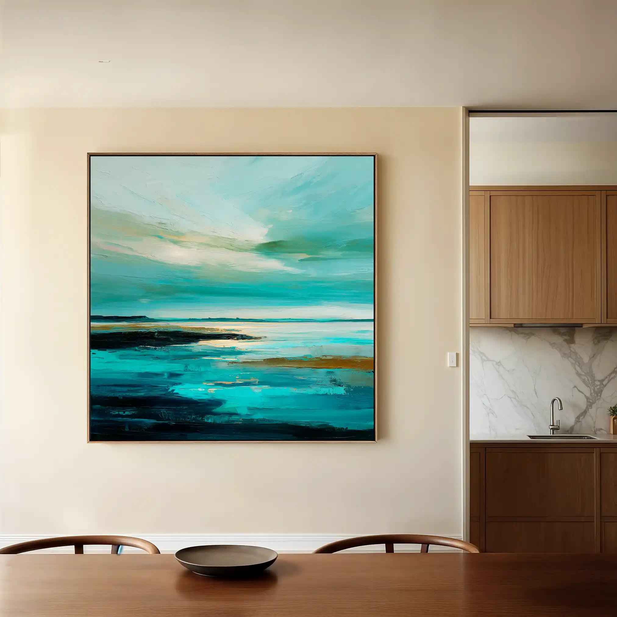 Abstract 1194 Canvas Art 60 x 60 cm / Stretched on hidden frame