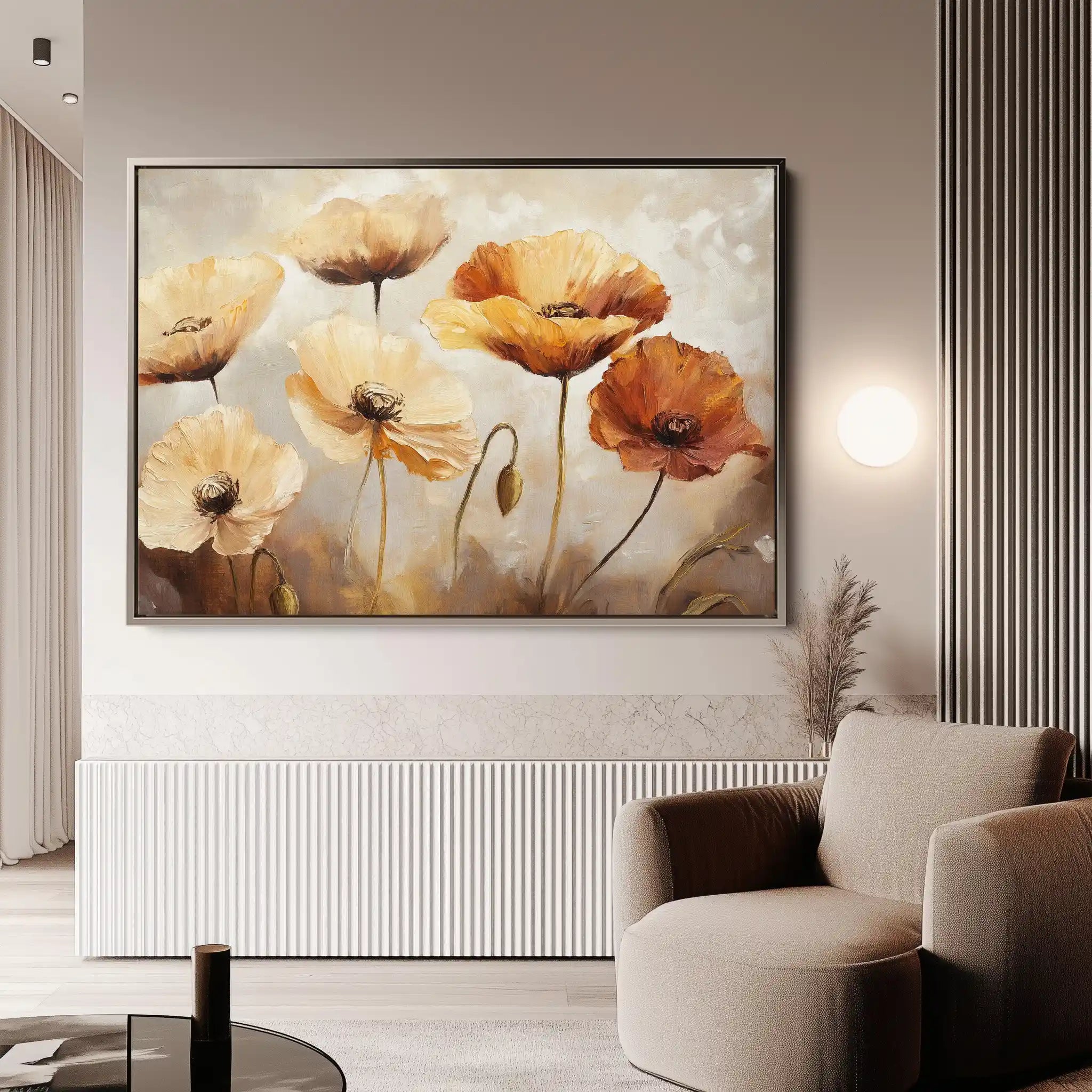 Floral Canvas Wall Art WAD1194-F 90 x 60 cm / Stretched on hidden frame