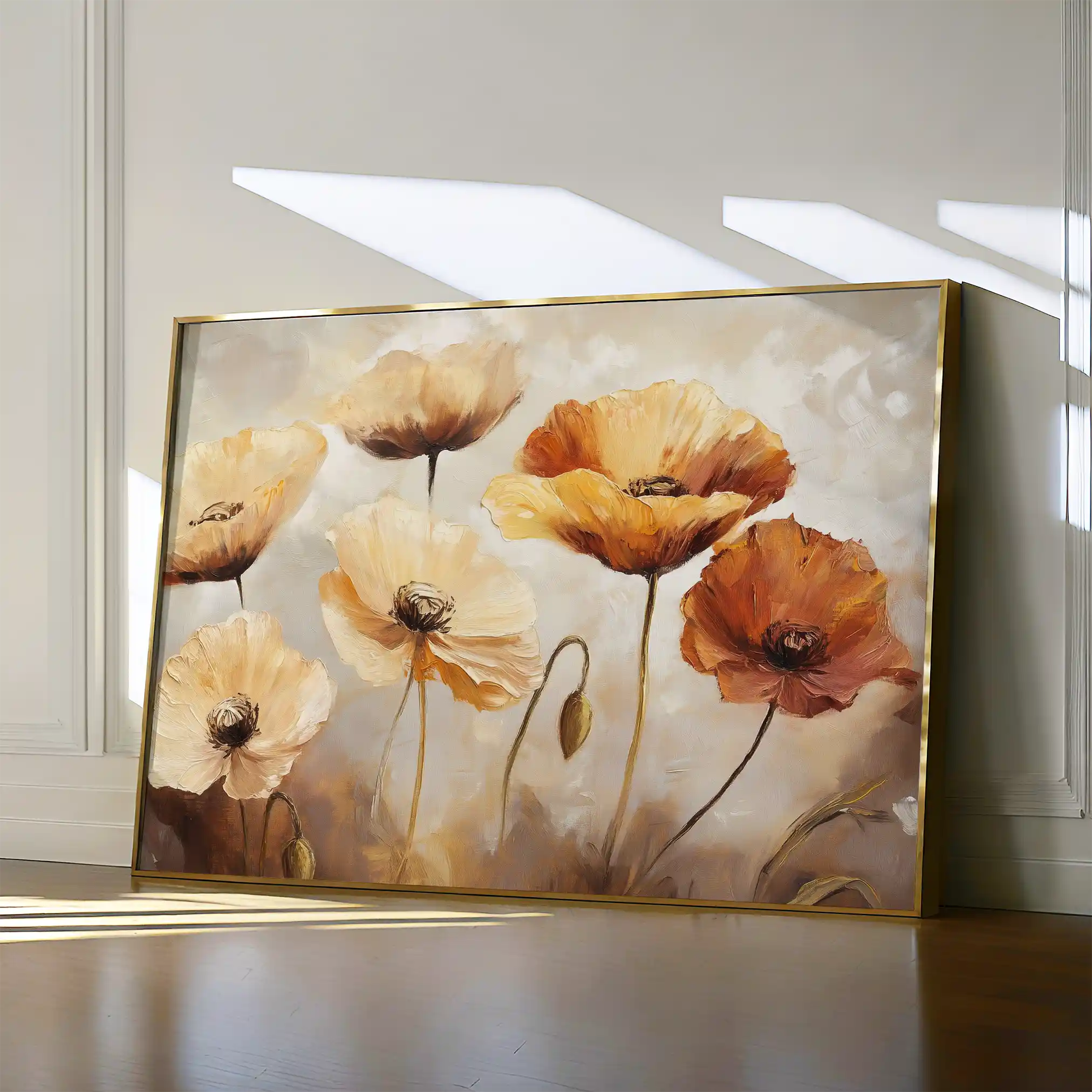 Floral Canvas Wall Art WAD1194-F 90 x 60 cm / Stretched on hidden frame