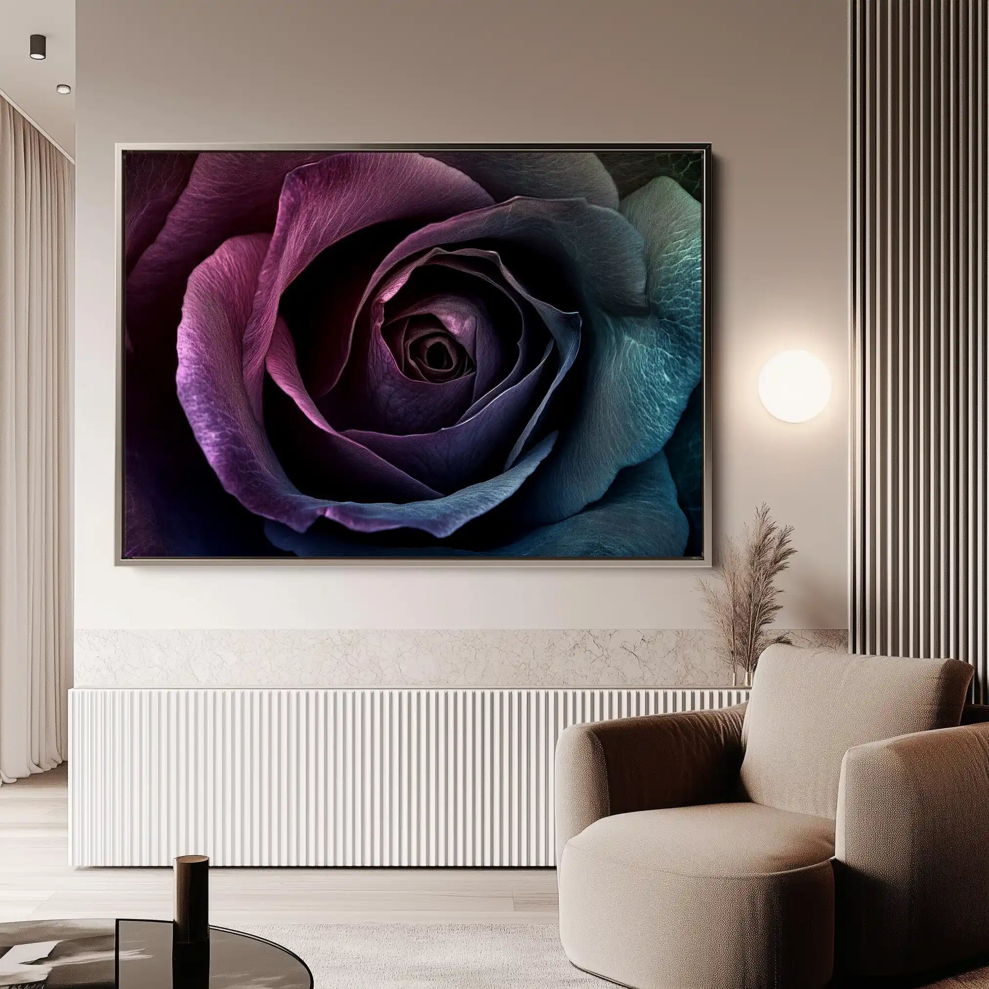 Floral Canvas Wall Art WAD1195-F 90 x 60 cm / Stretched on hidden frame