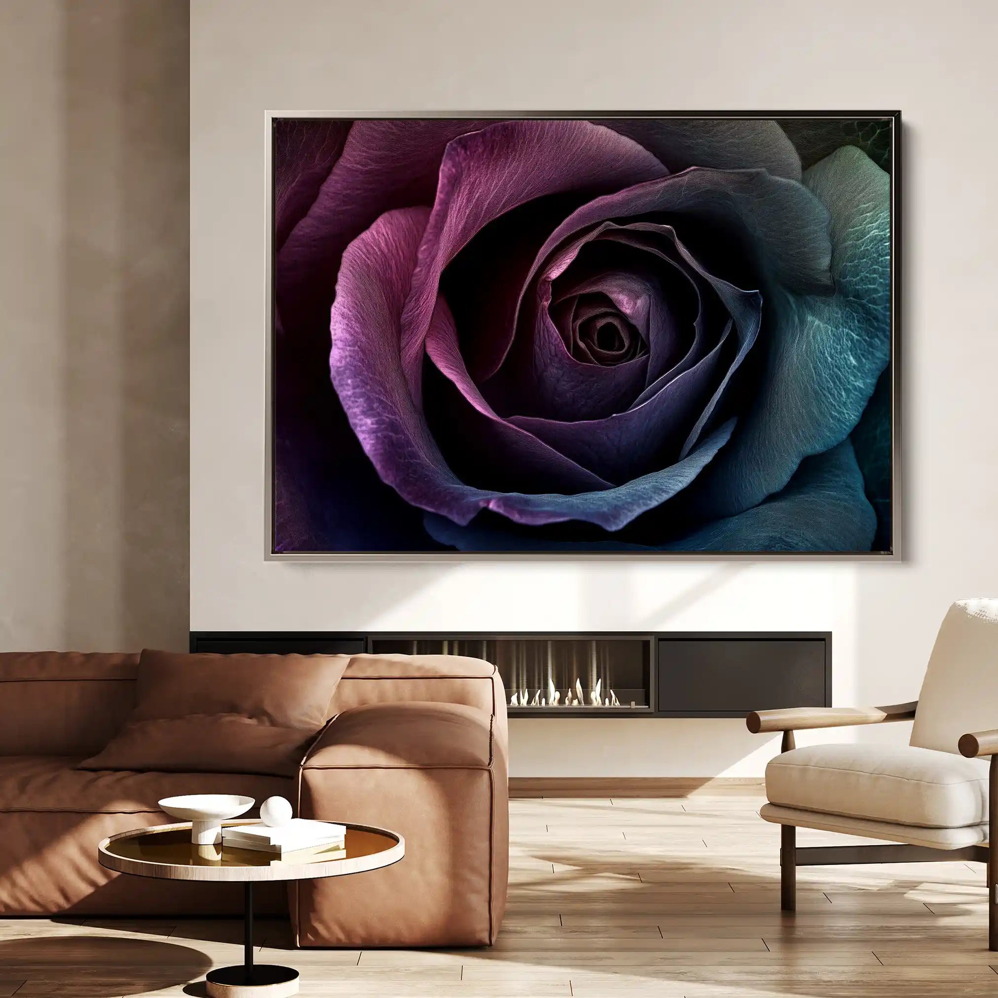 Floral Canvas Wall Art WAD1195-F 90 x 60 cm / Stretched on hidden frame