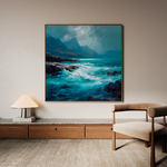 Abstract 1196 Canvas Art 60 x 60 cm / Stretched on hidden frame