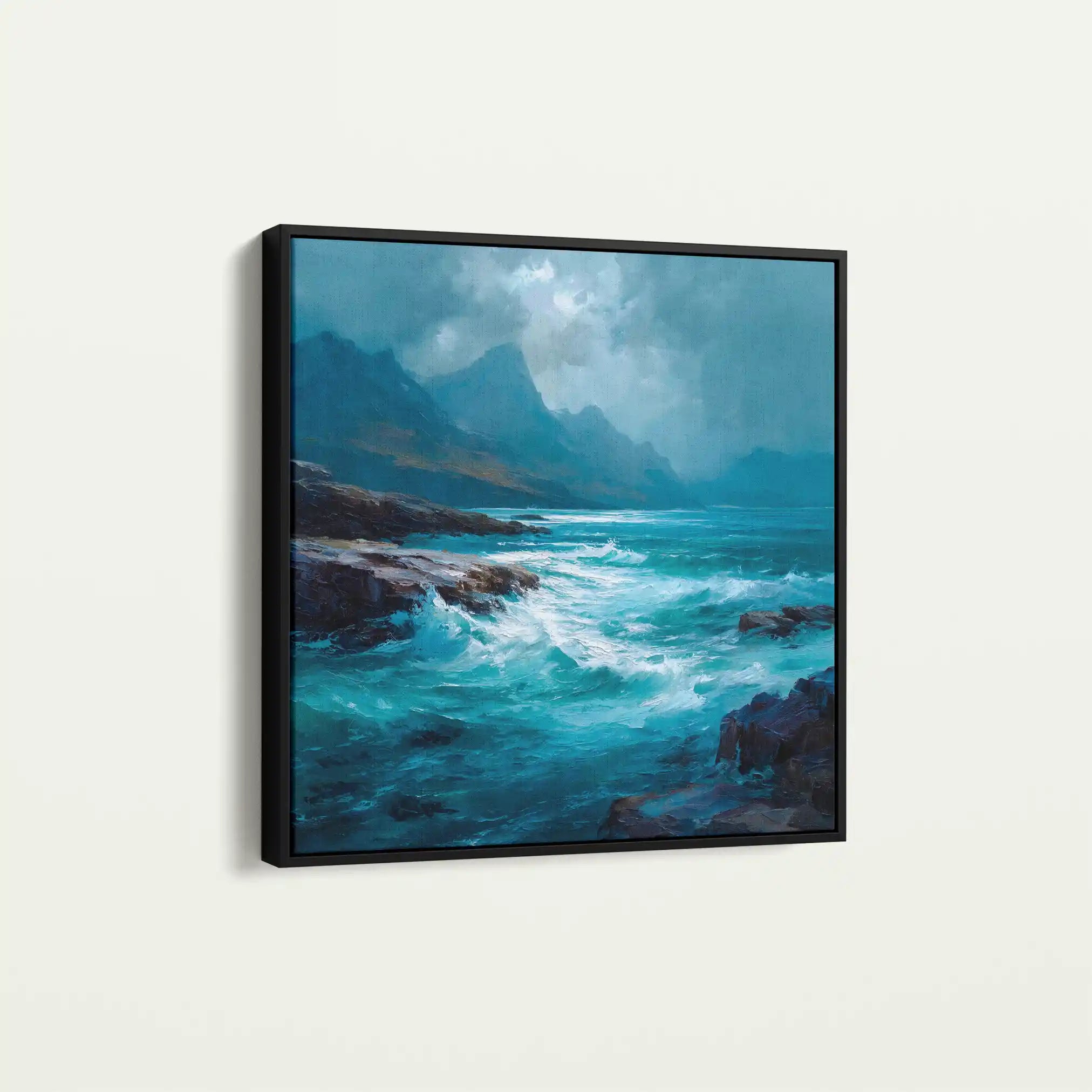 Abstract 1196 Canvas Art 60 x 60 cm / Stretched on hidden frame