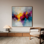 Abstract 1197 Canvas Art 60 x 60 cm / Stretched on hidden frame