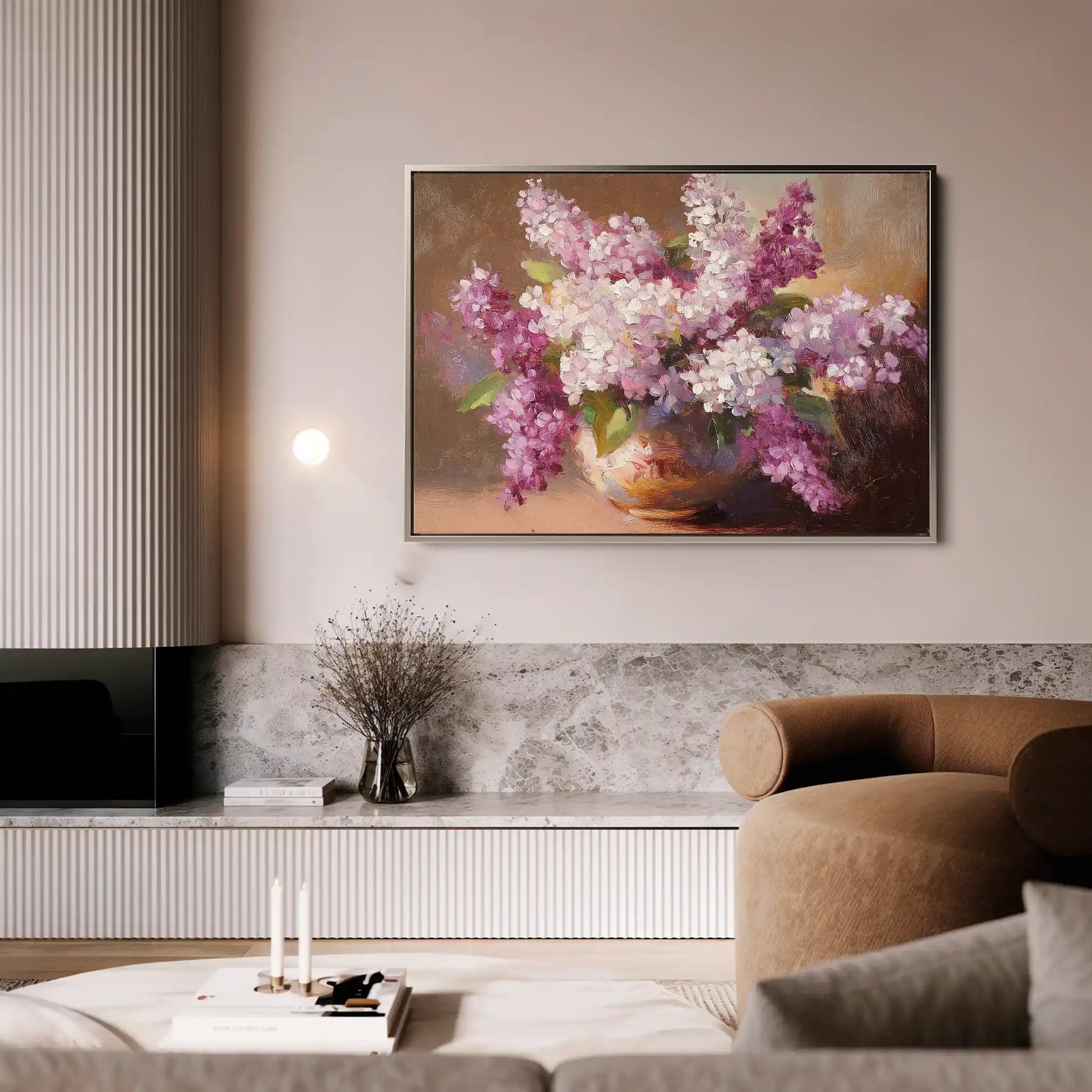 Floral Canvas Wall Art WAD1197-F 90 x 60 cm / Stretched on hidden frame