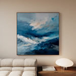 Abstract 1198 Canvas Art 60 x 60 cm / Stretched on hidden frame