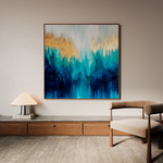 Abstract 1199 Canvas Art 60 x 60 cm / Stretched on hidden frame