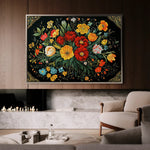 Floral Canvas Wall Art WAD1199-F 90 x 60 cm / Stretched on hidden frame
