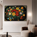 Floral Canvas Wall Art WAD1199-F 90 x 60 cm / Stretched on hidden frame