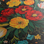 Floral Canvas Wall Art WAD1199-F 90 x 60 cm / Stretched on hidden frame